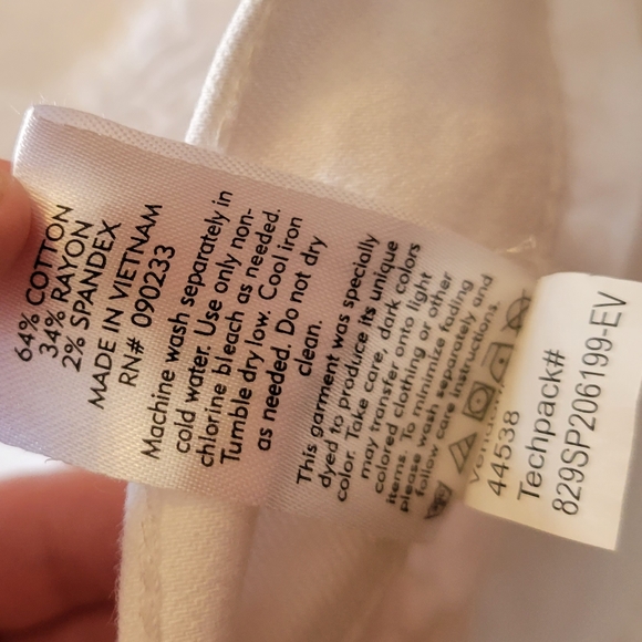 5/$20 Pacsun Ellen the shortie white denim distressed mid rise shorts 23 00 - Picture 6 of 7